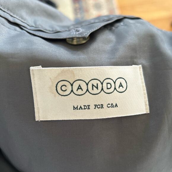 C&A Canda Charcoal Grey Virgin Wool Zipper Jacket (46) - Picture 5 of 8